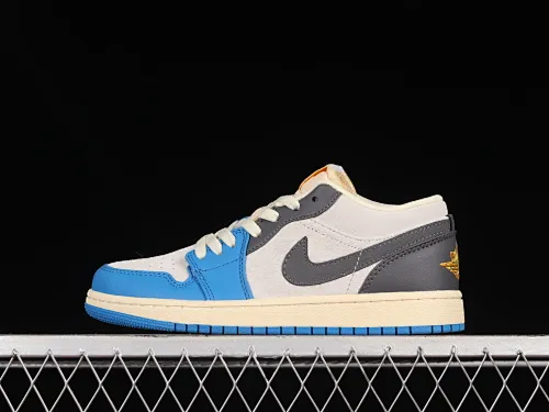 All categories Air Jordan Jordan series basketball shoes Air Jordan 1 Low Z version Air Jordan 1 Low "UNC Grey" AJ1 Joe 1 cement North Carolina blue low-top basketball shoes DZ5376-469